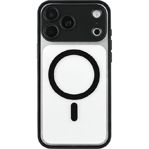 グルマンディーズ iPhone18 Pro Max/17 Pro Max用 MAGSAFE対応ﾌﾟﾗﾝﾌﾟﾌﾚｰﾑｹｰｽ ブラック IFT-199BK-イメージ1