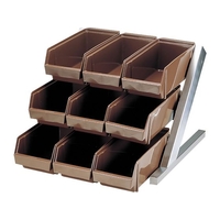 エムテートリマツ MTDX オーガナイザー 3段1列 ブラウン FCM8140-005344009