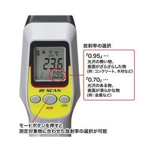 サンワサプライ 非接触放射温度計 CHE-TN430-イメージ3