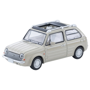 トミーテック トミカリミテッドヴィンテージ NEO LV-N394a 日産 PAO キャンバストップ (アイボリー) 1989年式 LVN394APAOｷﾔﾝﾊﾞｽﾄﾂﾌﾟｱｲﾎﾞﾘ-イメージ1