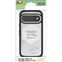 エレコム Google Pixel 11/11 Pro用TOUGH SLIM LITE ハイブリッドケース フレームカラー ブラック PM-P262TSLFCBK
