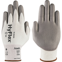 Ａｎｓｅｌｌ 耐切創手袋 ハイフレックス １１－６４４ グレー Ｌサイズ EN388：2016規格：耐摩耗レベル4耐切創レベル3耐引裂レベル4耐突刺レベル2EN ISO耐切創レベルB 11-644-9