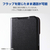 エレコム AQUOS wish6用 手帳型ケース 極限 薄型 磁石付 耐衝撃 ブラック PM-S261PLFU3KBK-イメージ5