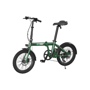 ERWAY 20型折りたたみ電動アシスト自転車 グリーン ERWAY-A01-64-GR-イメージ1