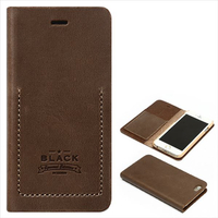 ZENUS iPhone 6s/6用ケース Black Tesoro Diary ブラウン Z4019I6