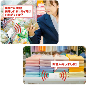 グリーンハウス 人感センサー付き 音声POP GH-EPVC-イメージ9