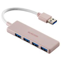 エレコム USB 5Gbpsハブ 4ポート ピンク U3H-H040PN