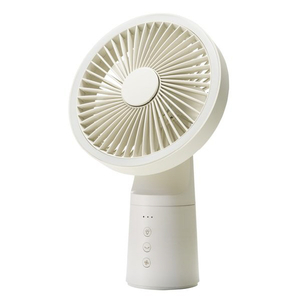 スリーアップ 充電式 LEDマルチポータブルファン アイボリー DF-T2233IV-イメージ1