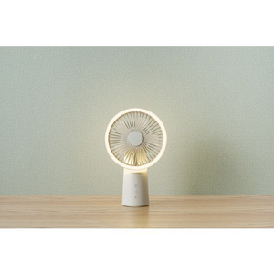 スリーアップ 充電式 LEDマルチポータブルファン アイボリー DF-T2233IV-イメージ2