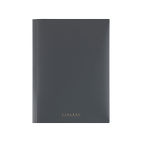 ナカバヤシ フラリーフ ロジカル・フラットバンダーノート A5 スモーキーブラック FCG005Z-FLL-A501B-D