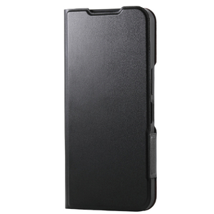 エレコム AQUOS wish6用 手帳型ケース 極限 薄型 磁石付 ブラック PM-S261PLFUKBK-イメージ2