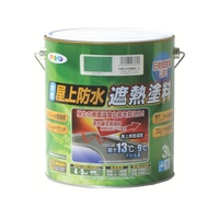 アサヒペン 水性屋上防水遮熱塗料3L ライトグリーン FC049HX-4450302