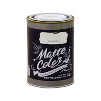 アサヒペン 水性多用途マットカラー 0.5L ミルクホワイト FC591PM