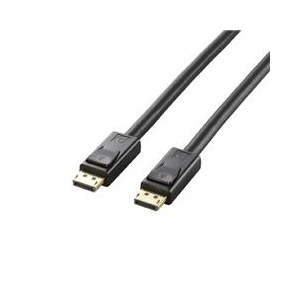 エレコム DisplayPortケーブル(3.0m) ブラック CAC-DP1230BK エレコム DisplayPortケーブル(3.0m) ブラック CAC-DP1230BK