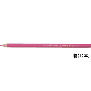 三菱鉛筆 色鉛筆 K880 単色 ももいろ 12本 ももいろ1ダース(12本) F937799-K880.13-イメージ1