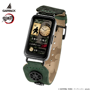 GARRACK スマートウォッチ 竈門炭治郎モデル 鬼滅の刃コラボモデル グリーン KY001-T-イメージ2