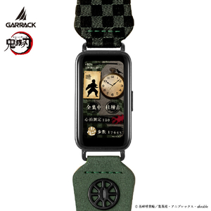GARRACK スマートウォッチ 竈門炭治郎モデル 鬼滅の刃コラボモデル グリーン KY001-T-イメージ4
