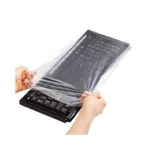 サンワサプライ キーボードマルチカバー（シャワーキャップタイプ、大サイズ、3枚セット） FA-CAPSET1