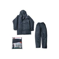 トラスコ中山 TRUSCO　レインスーツ　Lサイズ　ネイビー TRW55L