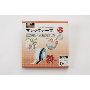 トラスコ中山 TRUSCO マジックテープ[[R下]] 糊付B側 20mm×25m 黒 FC334HN-7992777-イメージ5