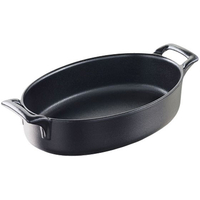 REVOL ベルキュイジーヌ オーバルディッシュ 深型 ブラック 642087 FC498LV-7472060