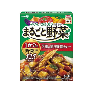 明治 まるごと野菜 7種の彩り野菜カレー 190g FCD780Y-イメージ1