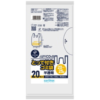 日本サニパック とって付きゴミ袋 nocoo inノクーイン 半透明 20～25L(20枚/0．022mm) ﾉｸ-ﾝﾄﾂﾃﾂｷｺﾞﾐﾌｸﾛ20-25L20P