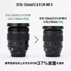 富士フイルム 標準ズームレンズ フジノンレンズ XF16-55mmF2.8 R LM WR II ブラック FXF1655MMF28RLMWR2-イメージ7