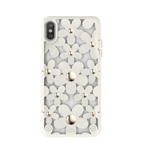 SwitchEasy Fleur/White for iPhone XS/X SwitchEasy SE_I9SCSDLFL_WH-イメージ1