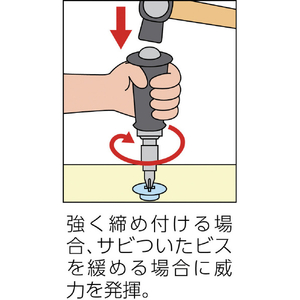 ベッセル インパクトドライバー用ビットセット　Ｎｏ．２５００（Ｃ５１　４本組） BS2500-イメージ2