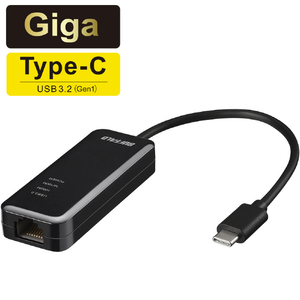 バッファロー Giga対応 Type-C USB3．2(Gen1)用LANアダプター ブラック LUA5-U3-CGTE-BK-イメージ13