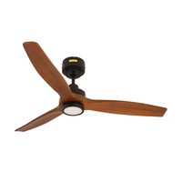 javaloelf DCモーター搭載LEDシーリングファン Modern Collection REAL wood blades ブラック JECF044BK