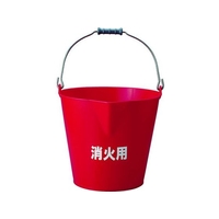 トラスコ中山 ソフトバケット 14L 消火用 レッド FC640JK-4329619