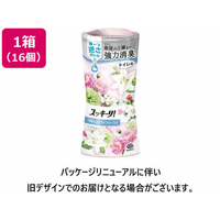 アース製薬 トイレのスッキーリ! エアリーホワイトフローラルの香り 400ml 16個 FC156RB