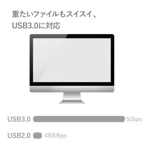 エレコム バリュータイプ USB3．0対応USBフラッシュメモリ(16GB) ブラック MF-HSU3A16GBK-イメージ3