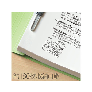 プラス 年組氏名フラットファイル B5タテ グリーン 10冊 FCA6379-79-526 NO031GA-イメージ5