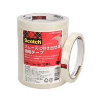 3M スコッチ スムーズに引き出せる透明テープ 幅12mm×長さ35m 10巻 FCF967T-600-3-1235-10P