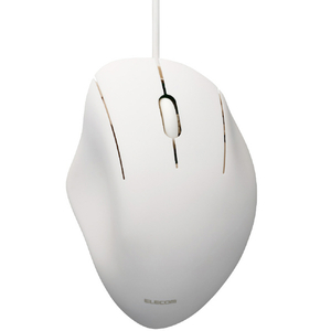 エレコム SHELLPHA USB有線マウス[3ボタン/Mサイズ] ホワイト M-SH10UBSKWH
