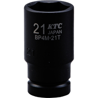 ＫＴＣ（ＴＮ） １２．７ｓｑ．インパクトレンチ用ソケット（セミディープ薄肉）２１ｍｍ BP4M-21T