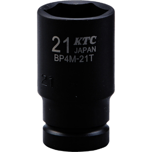 ＫＴＣ（ＴＮ） １２．７ｓｑ．インパクトレンチ用ソケット（セミディープ薄肉）２１ｍｍ BP4M-21T-イメージ1