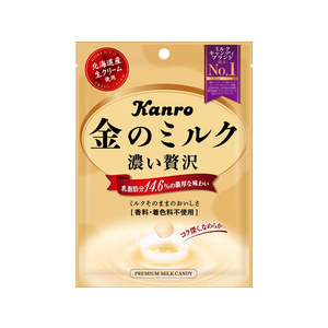 カンロ 金のミルクキャンディ 濃い贅沢 80g F947091-イメージ1