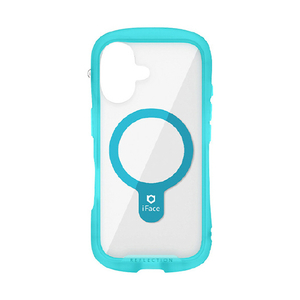 Ｈａｍｅｅ iPhone 16用MAGSYNQ強化ガラスクリアケース I FACE REFLECTIONNEO クリアブルー 41-980217-イメージ1