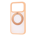 レイ・アウト iPhone 18 Pro用 / 17 Pro用 / ハイブリッドケース シルキーマット マグネット充電対応 リング付き / オレンジ RT-P58BS11/OR