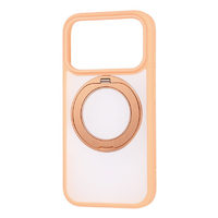レイ・アウト iPhone 18 Pro用 / 17 Pro用 / ハイブリッドケース シルキーマット マグネット充電対応 リング付き / オレンジ RT-P58BS11/OR