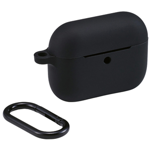 エレコム AirPods Pro 3用シリコンケース ブラック AVA-AP07SCBK-イメージ1