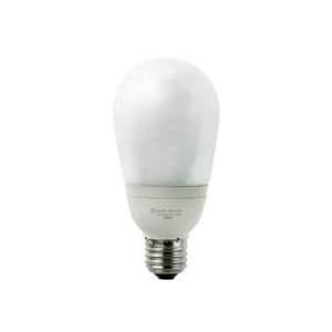 エルパ 100W形 E26口金 電球形蛍光灯 3波長形昼光色 21W電球タイプ 1個入り EFA25ED/21-A101-イメージ2