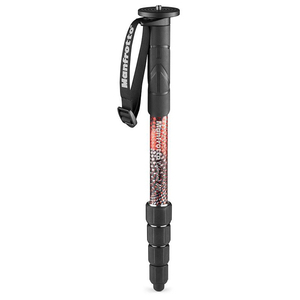 Ｍａｎｆｒｏｔｔｏ アルミニウム5段 一脚 Element MII レッド MMELMIIA5RD-イメージ1