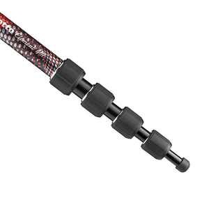 Ｍａｎｆｒｏｔｔｏ アルミニウム5段 一脚 Element MII レッド MMELMIIA5RD-イメージ5