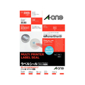 エーワン ラベルシール[兼用]キレイにはがせる 200面 10シート 5冊 FC58539-31297