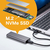 サンワサプライ M．2 PCIe/NVMe SSDケース シルバー USB-CVNVM1-イメージ7
